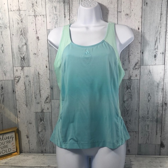 Adidas Aqua Racerback Tank Top 4 - Picture 1 of 11